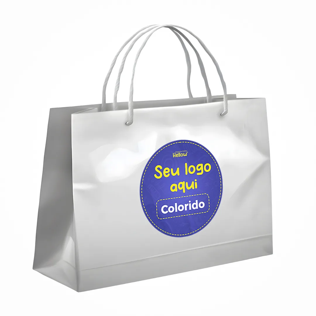 Sacolas Personalizadas G Deitada 20x30x7,5cm 25unid
