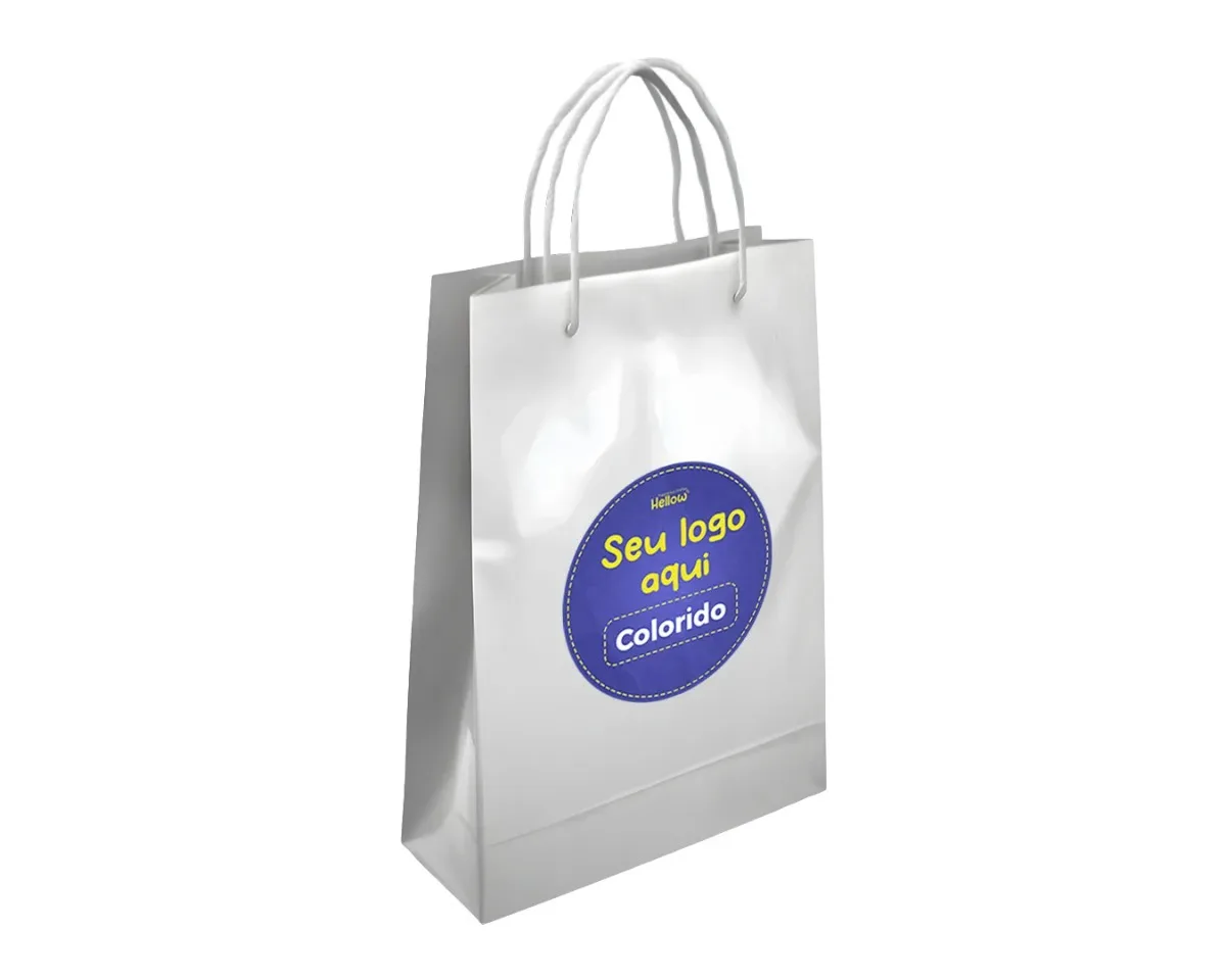 Sacolas Personalizadas P 18x14x6cm 25unid